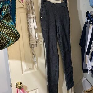 Black Striped Slacks